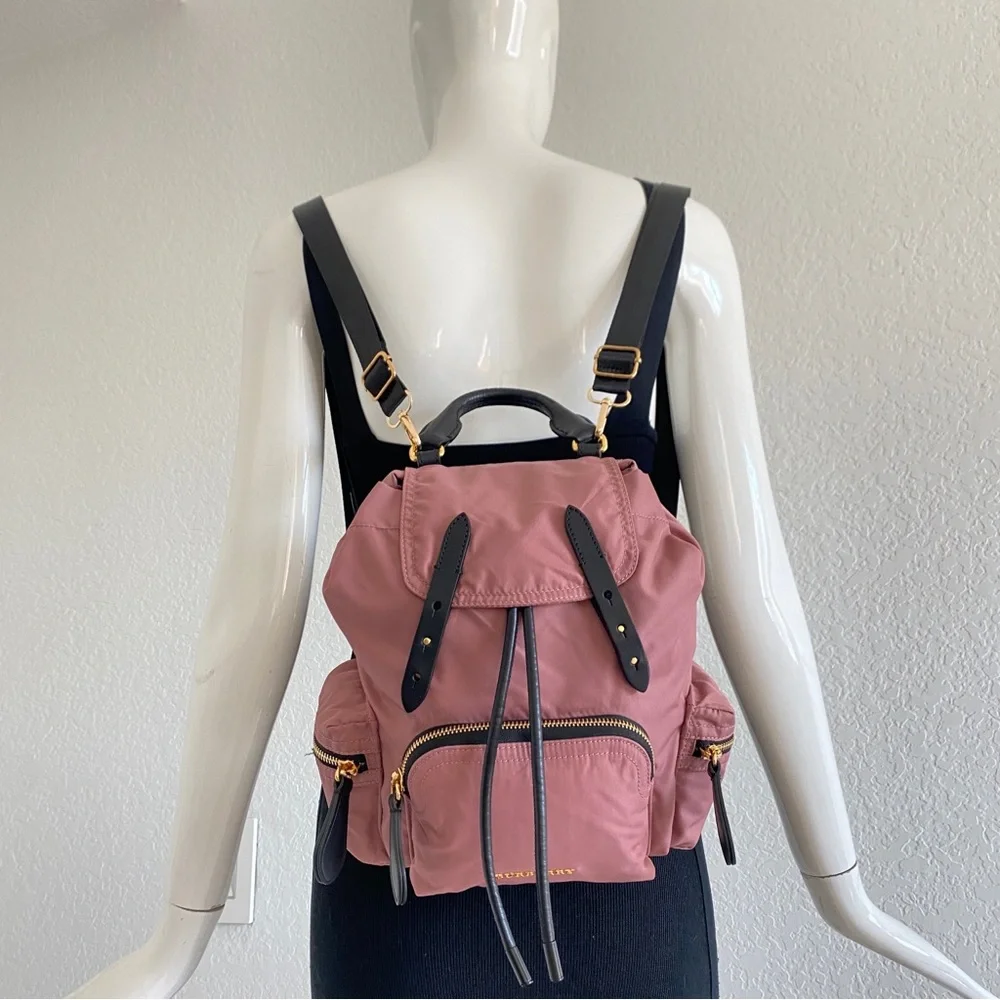 Burberry small Pink nylon Backpack